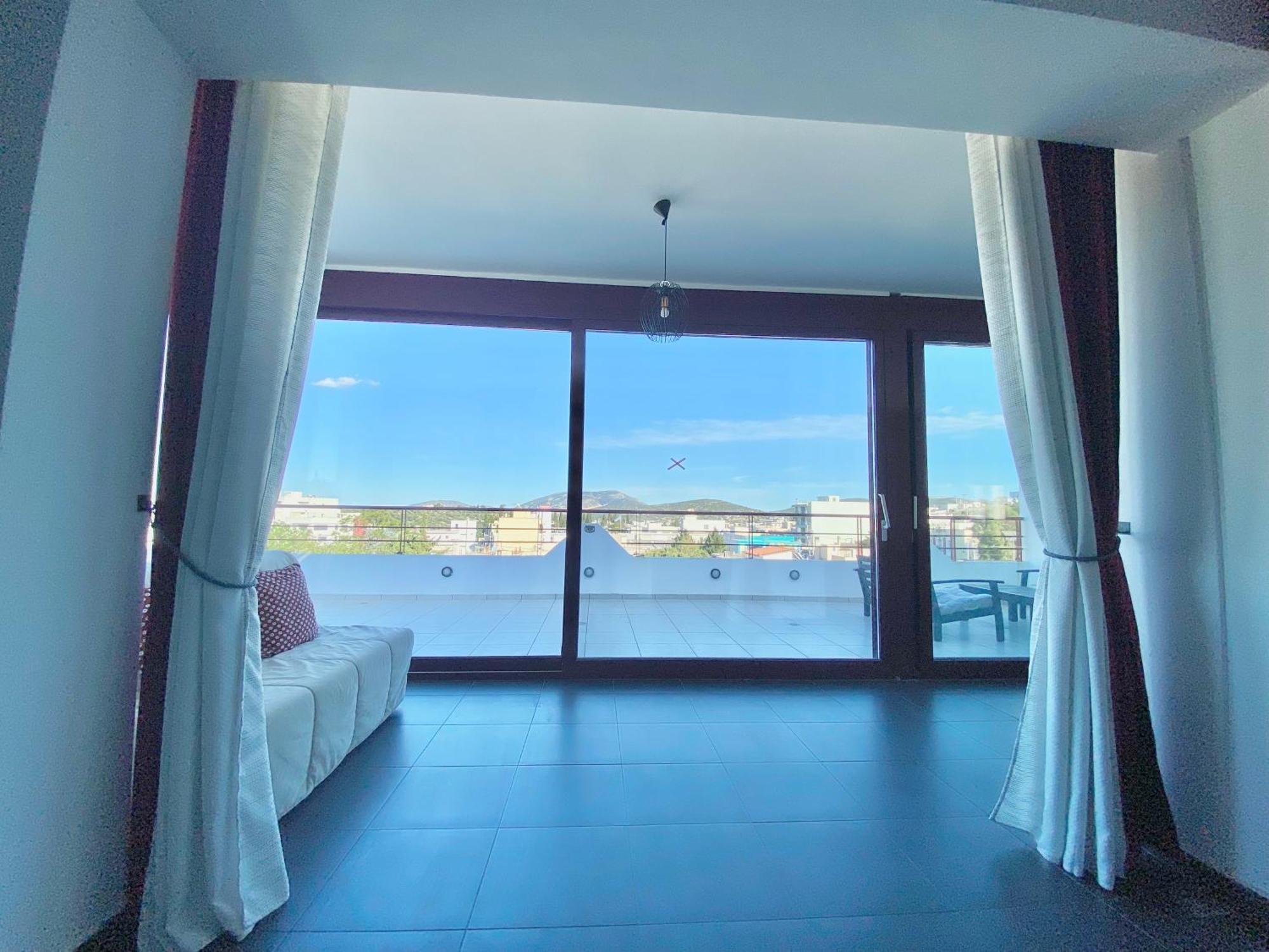 Luxury View Apartment 10Min From Athens Airport Koropion Exteriör bild
